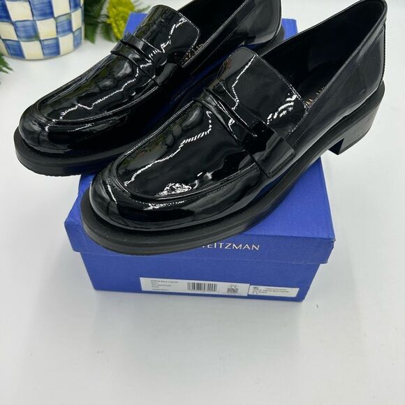 Women’s Stuart Weitzman Soho, patent leather loafers size 9, made in Spain - Picture 12 of 12